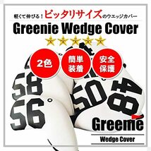 Greenie (グリーニー) ゴルフ ウエッジカバー アイアンカバー ヘッドカバー フェイスカバー ネオプレーン 単品 ウエッジ アイアン Golf_画像2