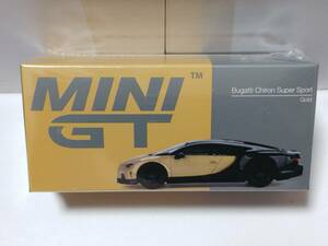 1/64 MINI GT ブガッティ シロン スーパースポーツ ゴールド 左ハンドル MGT00513