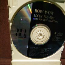 ■T４■ BOW WOW のアルバム 「LOCUS 1976-1983 BOW WOW BEST SELECTION」 歌詞カード無し。VOWWOW.山本恭司 関連_画像3