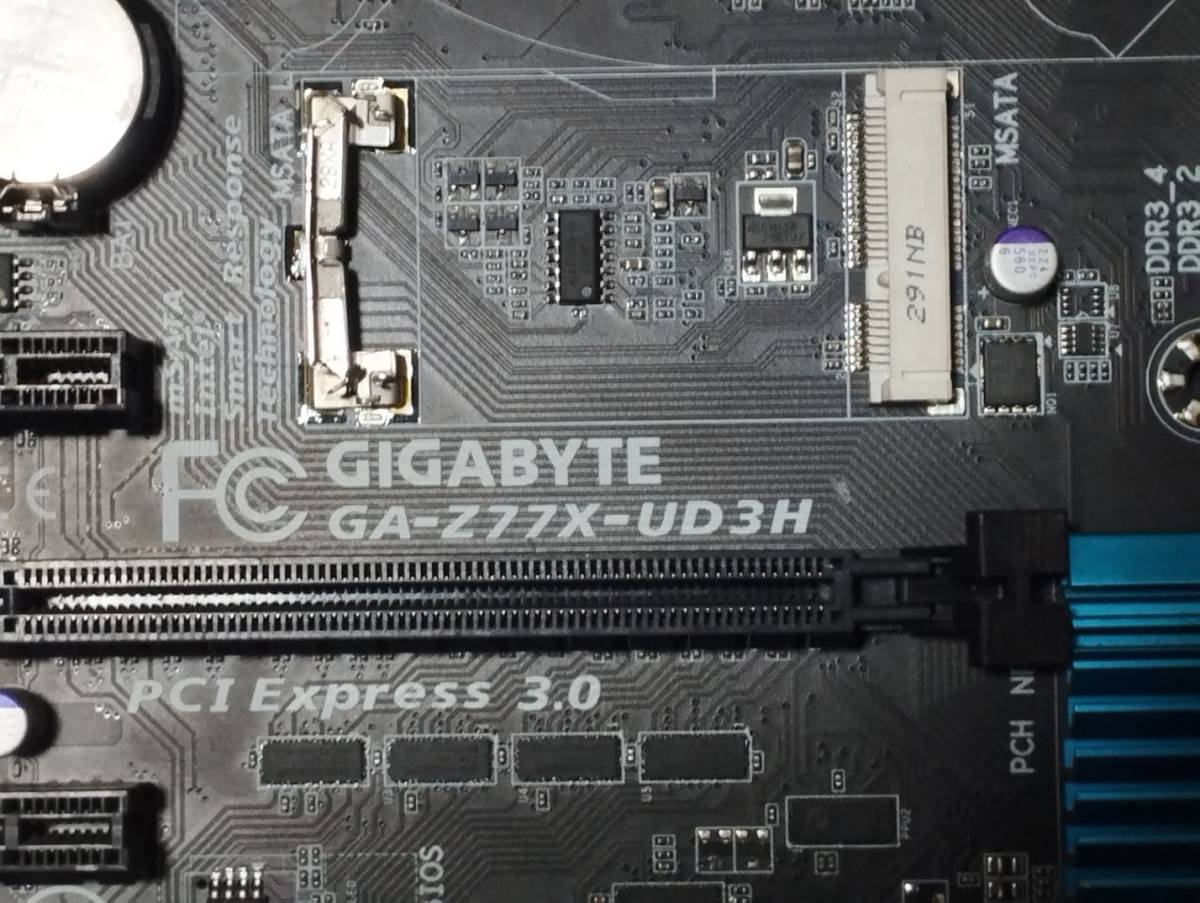 訳有マザーボードGIGABYTE GA-Z77X-DU3Hマザーボード + intel Core i7
