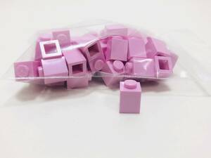 【新品未使用】レゴ　LEGO　ブロック　1x1 ブライトピンク　50個　１×１