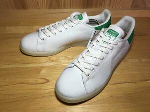 ★アディダス adidas スタンスミス Stan Smith プライムブルー PRIMEBLUE 白×緑 2021年製 28.0cm 未使用品 検 テニス シンプル スニーカー