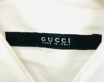 qob.YS602　GUCCI　グッチ　長袖コットンシャツ　メンズ　38㎝_画像5