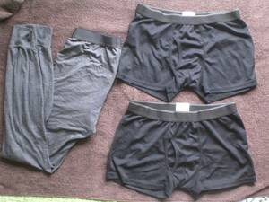 2028 underwear innerwear boxer shorts boxer brief leggings L size 3 sheets set eco