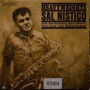 米JAZZLAND盤LP！橙ラベルSTEREO！Sal Nistico / Heavywights 1961年作の64年ごろプレス？ JLP 966 Nat Adderley Barry Harris Sam Jones