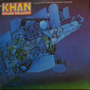 米PVC盤LP！高音質STERLING刻印！Khan / Space Shanty 1978年 PVC 7902 Hatfield And The North Gong Dave Stewart Steve Hillage Eggの画像1