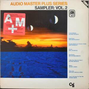 PROMO高音質AUDIO MASTER PLUS盤 米CTI, A&M盤LP！George Benson, Wes Montgomery, etc, V.A/ Sampler Vol.2 1984年 SP-6-3021 Audiophile
