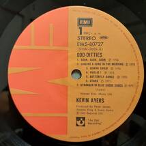 日本HARVEST(EMI)盤LP！Kevin Ayers / Odd DItties 1976年 東芝 EMS-80727 ケヴィン・エアーズ 不思議のヒット・パレード Soft Machine_画像2