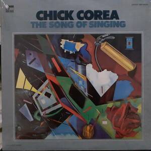 美品 米BLUE NOTEオリジLP！シュリンク！Chick Corea / The Song Of Singing 1971年 BST-84353 水色ロゴ Dave Holland チック・コリア