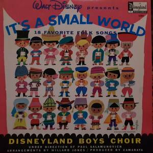 包装紙とレシート付き！米DISNEYLAND盤LP！Walt Disney Presents It's A Small World 1965年作 1289 ディズニーランド 小さな世界