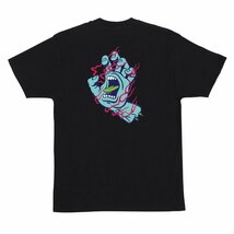 新品 SANTACRUZ サンタクルーズ Tシャツ INFERNO HAND スクリーミングハンドプリント 黒 ブラック S_画像1