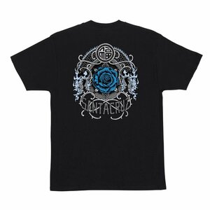 新品 SANTACRUZ サンタクルーズ Tシャツ エリック・ドレッセン Dressen Rose ドレッセンローズプリント 黒 L