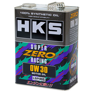 【HKS】スーパーゼロレーシング(LSPI対応) 0W30 4L缶の画像1