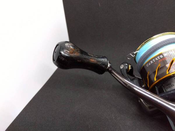 ウッドハンドルノブ Type-A/Type S 22mm ラウンドノブ クリ(栗 鉄媒染)(P2306004)
