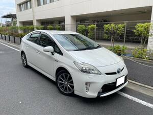 2012 後期 Vehicle inspectionR6/7 ルームクリーニング済 Prius Sツーリング Navigation ETC Bluetooth 地デジ Back camera ZVW30 070 Pearlホワイト