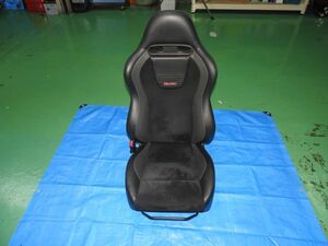 22 CT9W CT9A エボ 9 Genuine ハーフレザー Recaroセミバケ Seat RECARO left 助手席 側 ASSY 4G63 turbo Lancer Wagon EVO7 8 9 Mitsubishi