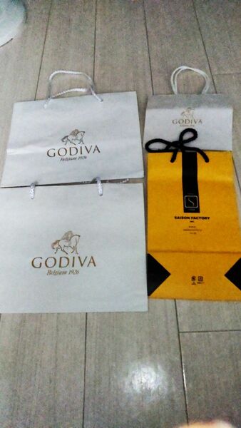 ショップ袋 GODIVA