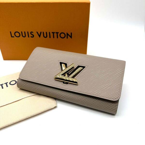 【極上美品】LOUIS VUITTON ルイヴィトン エピ ポルトフォイユ ツイスト ガレ ベージュ 長財布 M67510