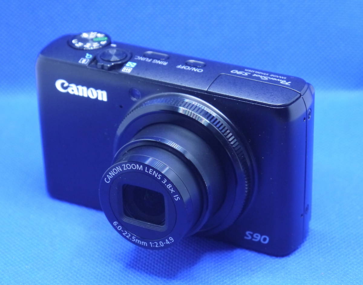 Canon Power Shot / パワーショット【 S90 】(ブラック) 動作OK 極上品