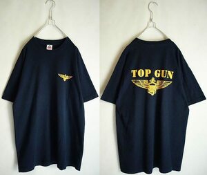 TOP GUN・トップガン Tシャツ L☆ネイビー アルスタイル