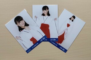 A13【AKB48】山田杏華①　３枚セット(全３枚)　生写真 　(福袋2019)