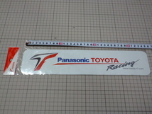 純正品 Panasonic TOYOTA Racing F1 ステッカー (288×70mm) パナソニック トヨタ レーシング F-1_画像1