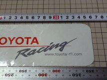 純正品 Panasonic TOYOTA Racing F1 ステッカー (288×70mm) パナソニック トヨタ レーシング F-1_画像3