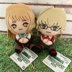 未使用 TIGER&BUNNY 2 ぽふっとぬいぐるみセット バーナビー カリーナ T&B タイバニ プライズ品