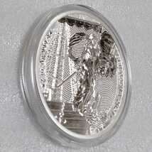 2オンス 2021 ゲルマニア 銀貨 純銀 メダル 証明書付きブリスターパック入り BU_画像3