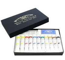 Winsor＆Newton BEST SELECTED SET アーチストオイルカラー 油絵具 21ml 12色セット 2個セット 絵画 美術_画像1