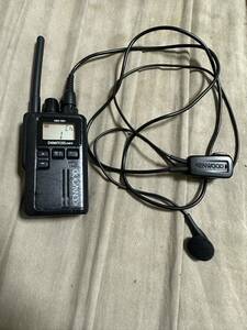 JVC Kenwood /KENWOOD special small electric power transceiver in cam UBZ-M31 EMC-13 earphone mike genuine products black 