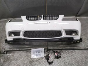 ★補修用!! ABA-VR20　E91 BMW 320i ツーリング　Genuine　フロントBumper FBumper　スポイラー　フォグincluded　300 ホワイト 白Pearl★