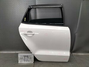 ★DBA-6RCBZ　6R ワーゲン ポロ TSI　純正　運転席側　右 R リア ドア ASSY　M277 フィルム貼付あり　LB9A 白 キャンディホワイト★