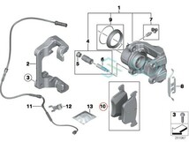 BMW F30 F31 F34 フロント ブレーキパッド 320d 320i 320iX 320dX 328i 34106859182 34116856193 34116854126 34114073936 出荷締切18時_画像3