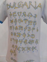 ブルガリア 子供用 グラゴール文字 アルファベット Tシャツ グレー XXXS 055_画像2