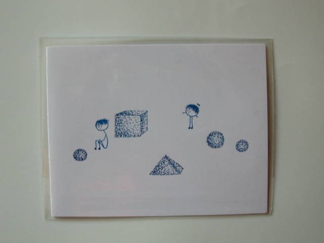 Blocs de construction de bac à sable, mini carte peinte à la main, bulgarie, 486, imprimé, carte postale, Carte postale, autres