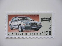 ブルガリア 切手 1992 自動車 製造 歴史 3984_画像2