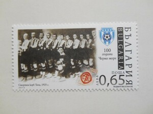ブルガリア 切手 2013 サッカー クラブ チェルノ・モレ 100周年 5068