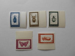 ブルガリア 切手 1968 昆虫 1891-3
