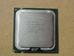 ●Intel Core2Duo E6600 SL9ZL 2.40GHz/4M/1066/06 Conroe LGA775 2コア (Ci0588)