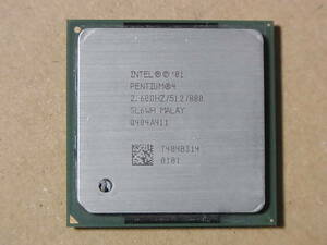 *Intel Pentium4 2.60GHz/512/800 SL6WH Northwood Socket478 HT correspondence (Ci0599)