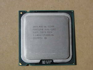 ★Intel Pentium Dual-Core E5300 SLGTL 2.60GHz/2M/800/06 Wolfdale LGA775 2コア (Ci0606)