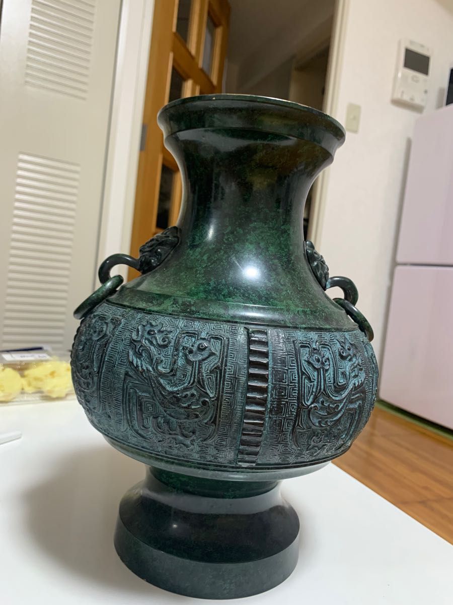 時代物 銅胎摘糸 景泰藍 七宝焼 鳳舞九天紋 観賞皿 筆添 硯 茶奉 茶盆