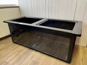 FRP aquarium acrylic fiber window attaching black color 1500×600×600 is light robust FRP solid forming gome private person delivery un- possible 