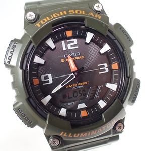 CASIO カシオ 腕時計 メンズ　ソーラアナログデジタルAQ-S810W-3A 海外モデル