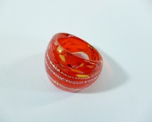 β Venetian glass Venetian glass ring β ring venechi Anne Venetian glass Venetian 