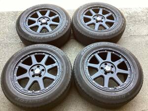 M6253 MLJ エクストリーム XTREME-J 18インチ 8J +40 ＆225/60R18 夏タイヤ 4本 エクストレイル T32 NX RAV4 ハリアー 80 に！