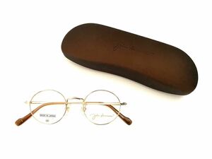 * John Lennon * classical standard. Gold JL-A101 C-1 Classic glasses new goods! made in Japan T-Titanium exclusive use glasses case attaching 