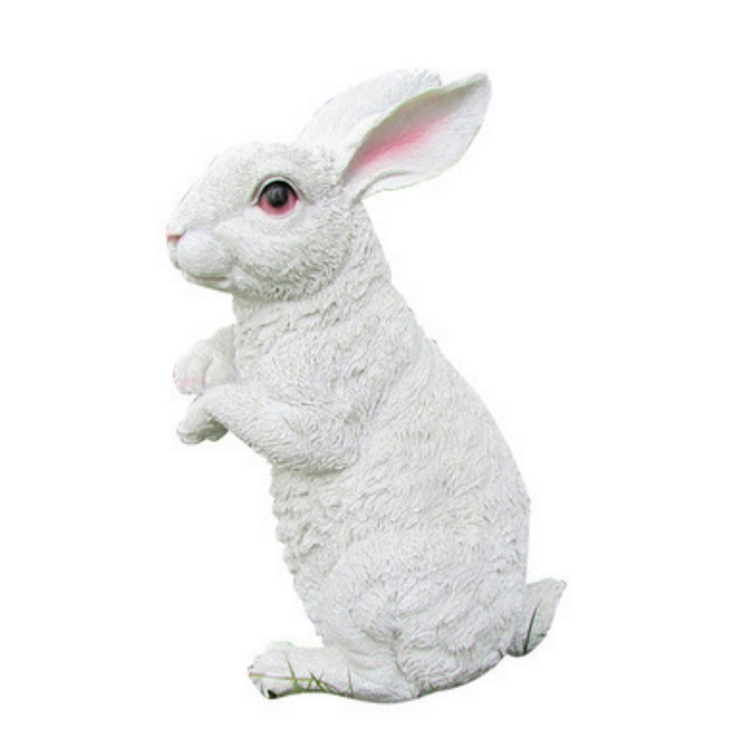 Rabbit Figurine Garden Object Figure Garden Veranda Art Interior Decoration Upright Type, handmade works, interior, miscellaneous goods, ornament, object