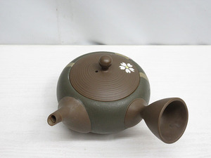 ★YC7547　常滑焼　高美　急須　花柄　茶道具　和食器　和風　茶器　煎茶道具　茶道　昭和レトロ　送料無料★